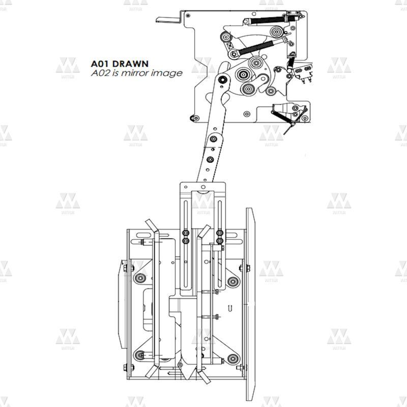 1031827A02 | Clutch WGMD51L - right lock coupler -  GALMACDOVER