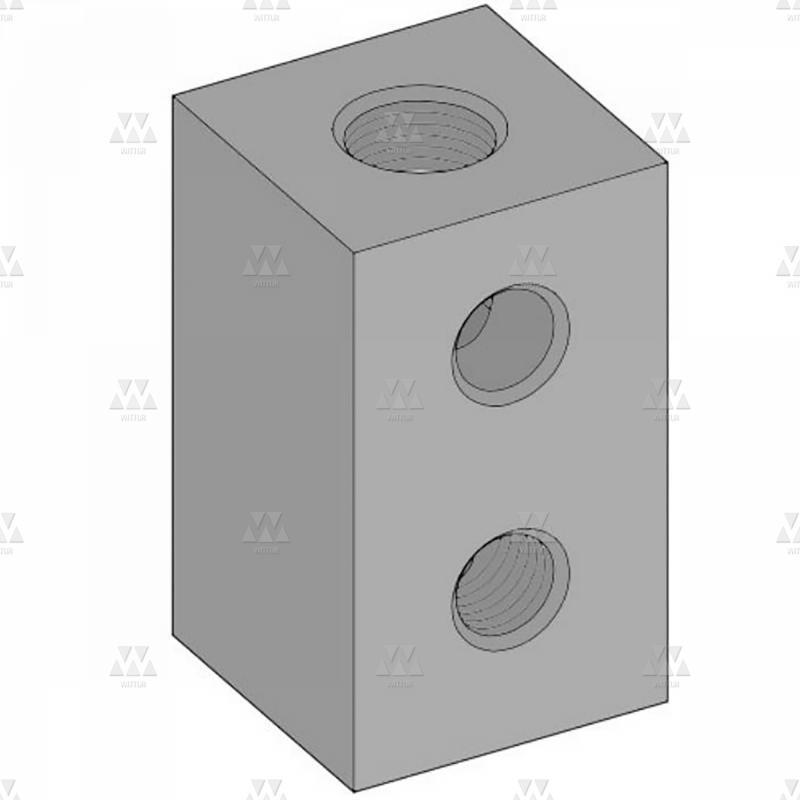 BL-C049ACZF | 1x Counterweight rope and beating buffer fix block