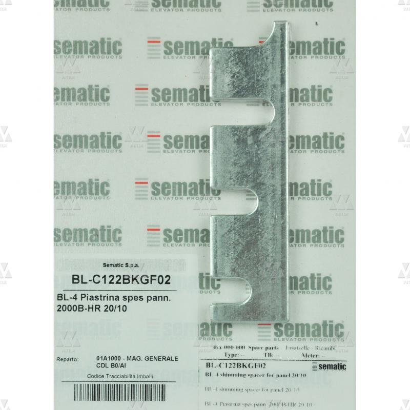 BL-C122BKGF02 | 4x 2 mm shimming spacer for panels BL-C122BKGF02 | 4x 2 mm shimming spacer for panels